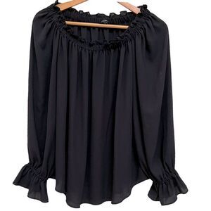 TALBOTS OFF THE Shoulder Peasant Blouse XS
